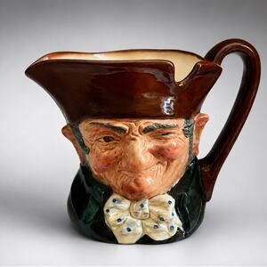 Royal Doulton Old Charley Character Jug D5420 Large Toby Mug Vintage England